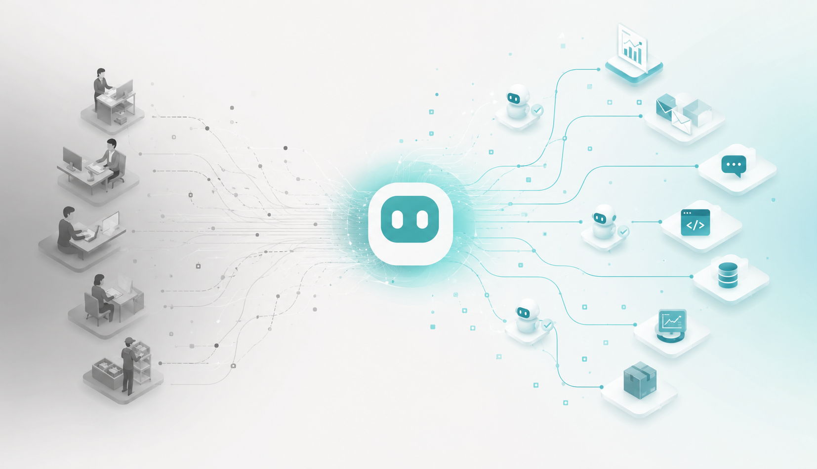 AI employees connecting company work to business tools